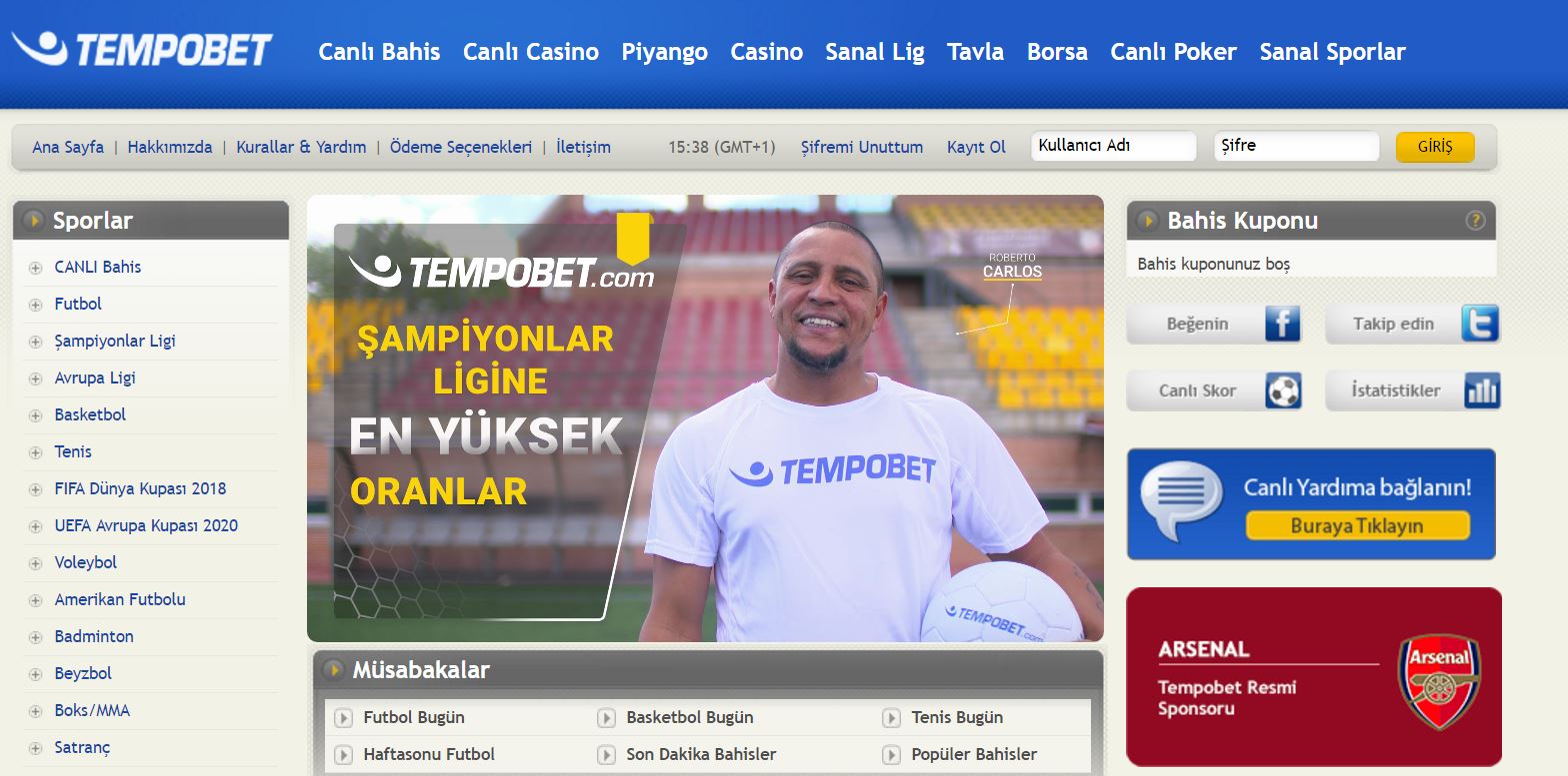 Tempobet Canlı Bahis
