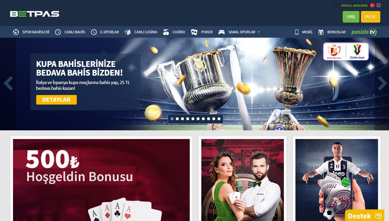 Betpas Canli bahis turkiye