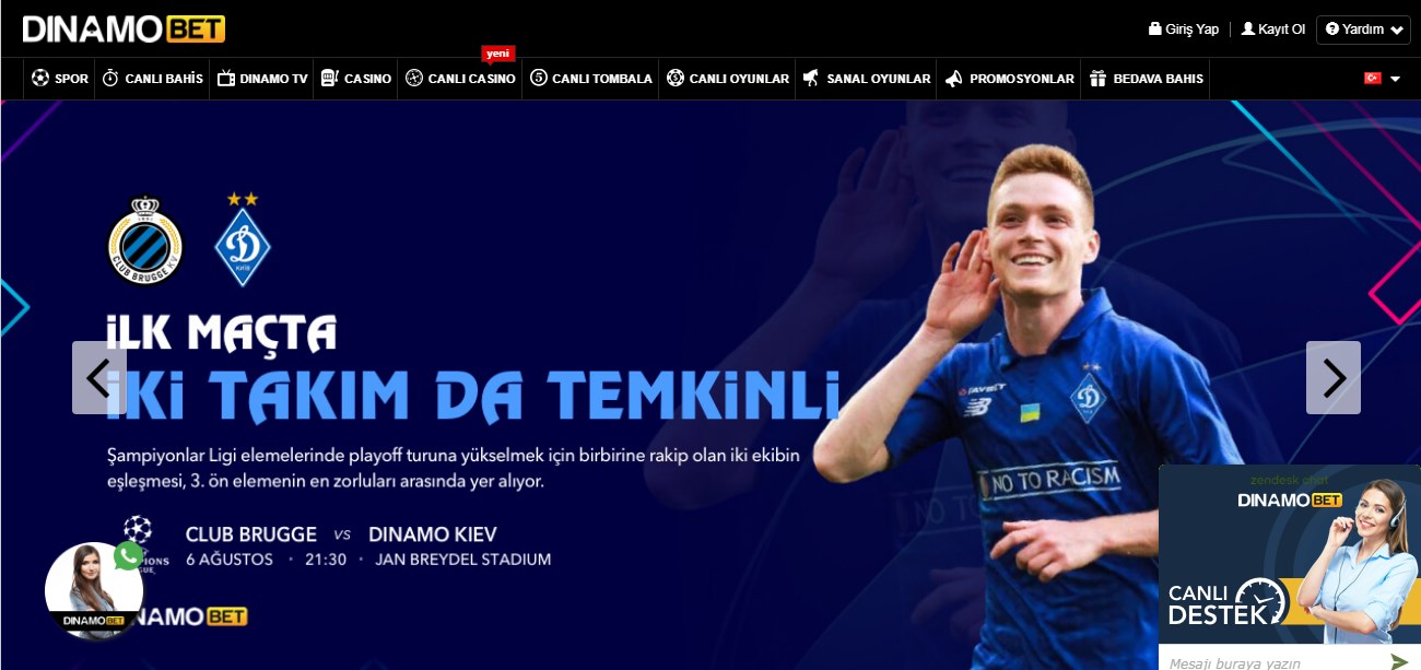 Dinamobet Canlı Bahis turk