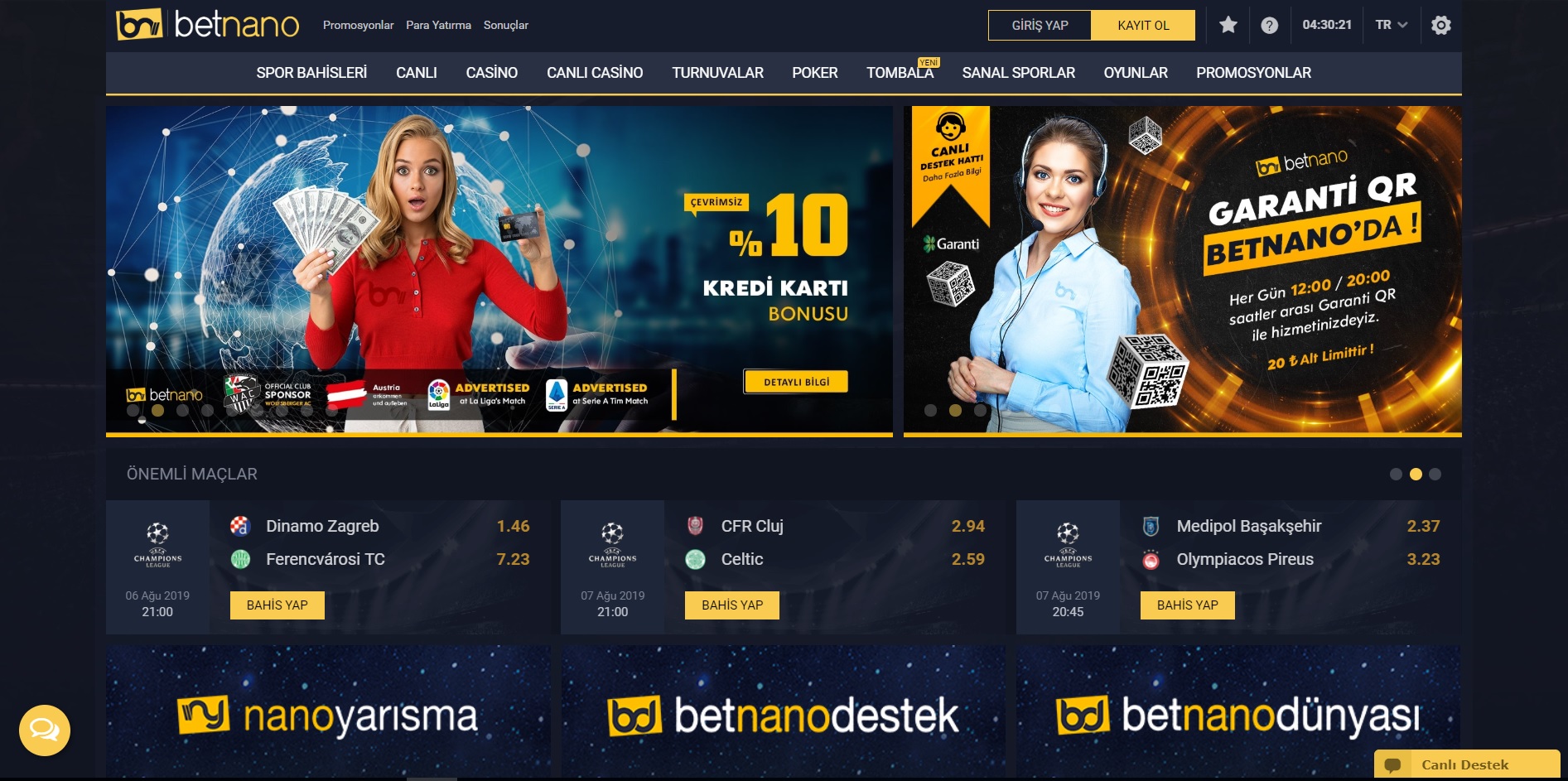 Betnano Bahis turk