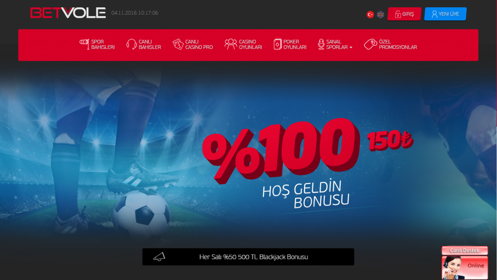 Betvole Kayıt turkiye