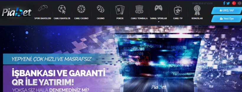 Piabet Canlı Bahis turk