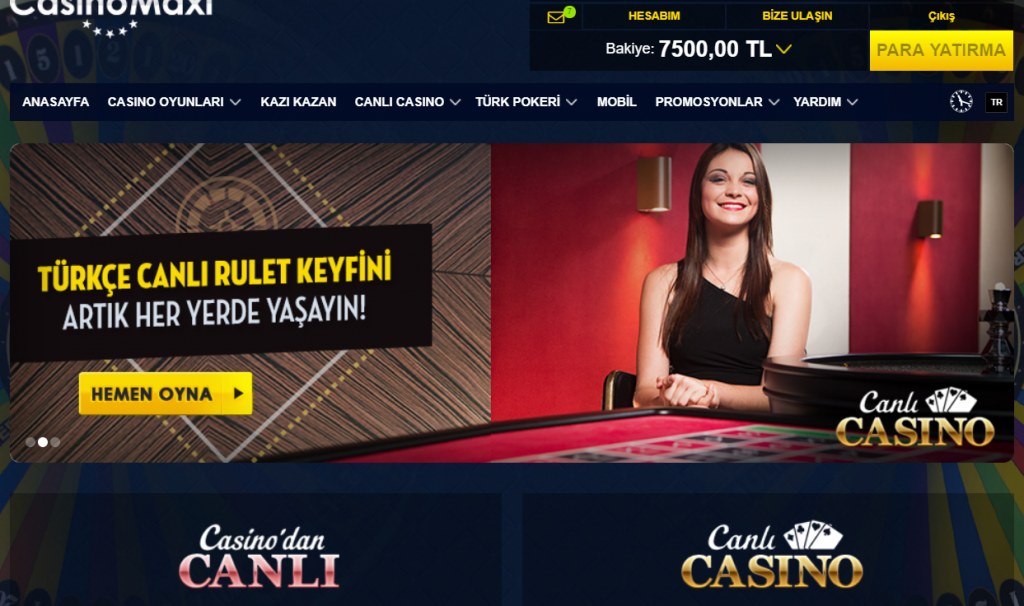 Casinomaxi Canli Bahis turkiye