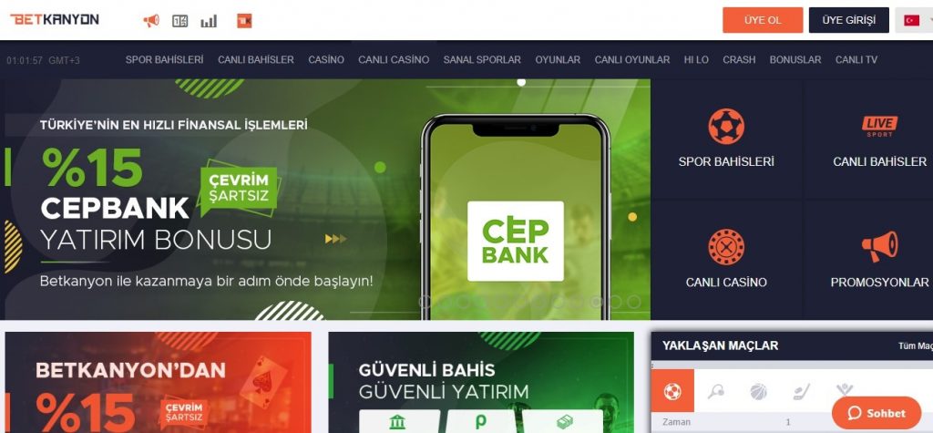 Betkanyon Canlı Bahis turk