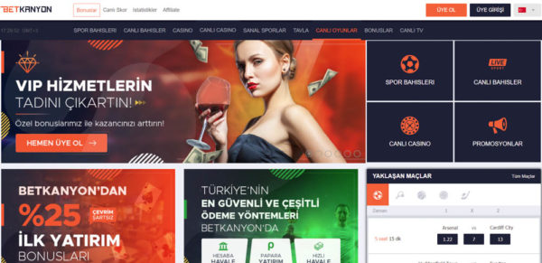 Betkanyon Canlı Bahis turkiye