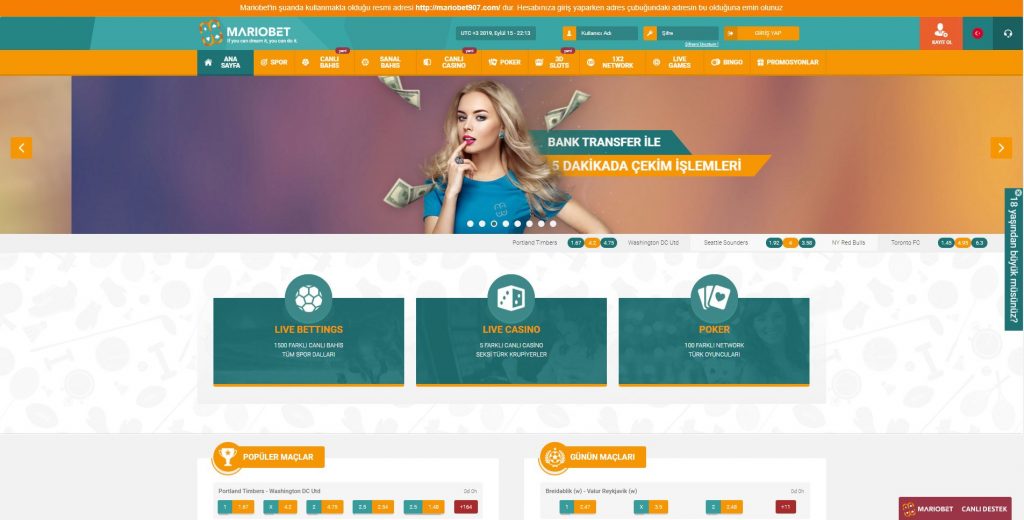 Mariobet Canlı Bahis turk