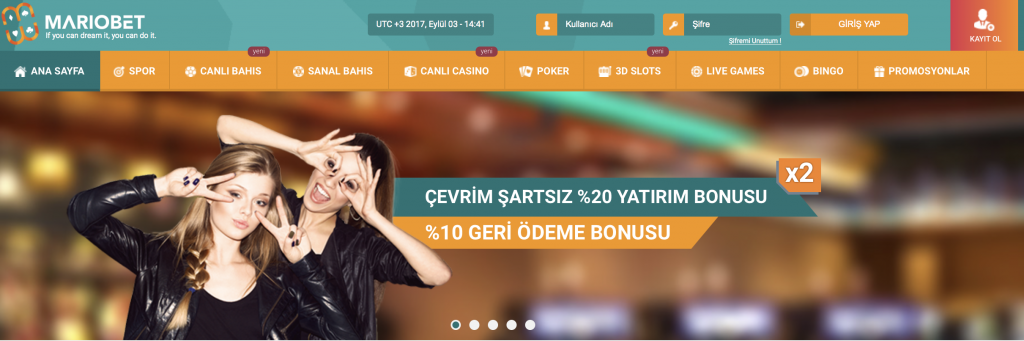 Mariobet Mobil turkiye